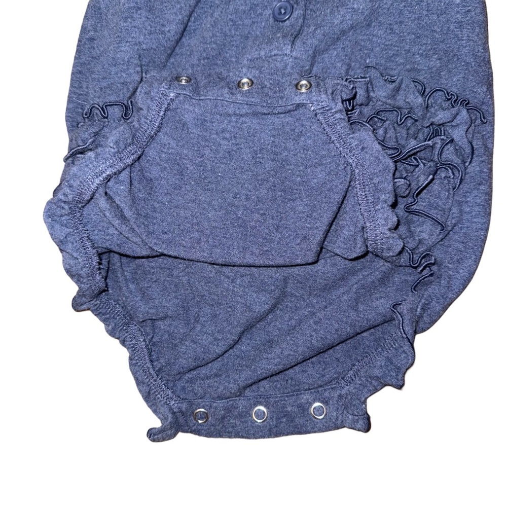 Bundle Of Two Baby Girl Blue Rompers By H&M And Ruffle Butts Size 12-18M - Picture 10 of 12